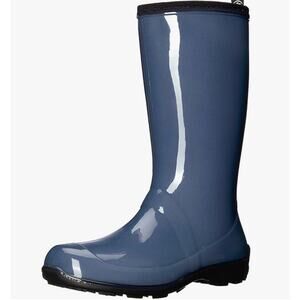 Kamik Womens Heidi Rain Boots 8 Blue NWT Rubber Wellies Tall